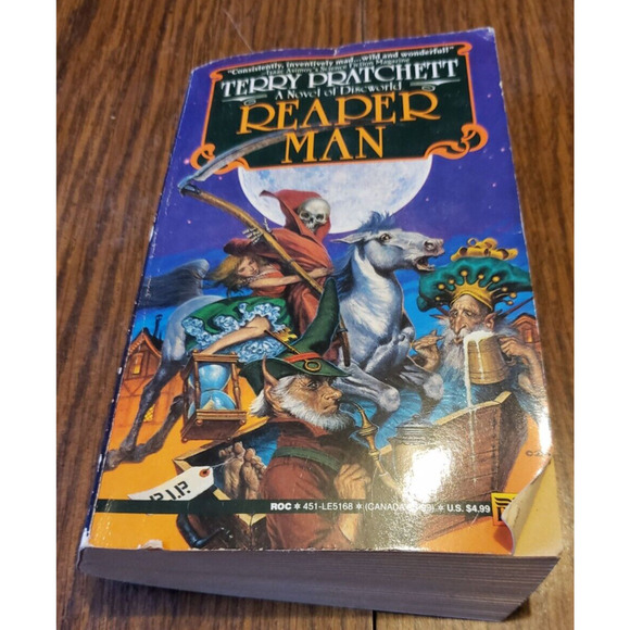 Lot of 4 Science Fiction Fantasy Vintage Paperbacks Pratchett Zelazny Star Wars - Picture 15 of 16